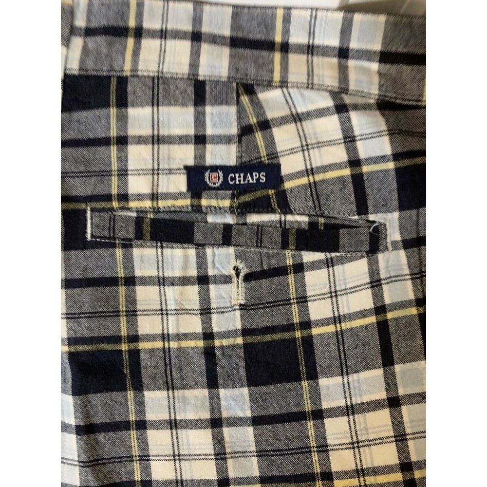 CHAPS Men's Sz‎ 38 Casual Shorts MultiColor Plaid